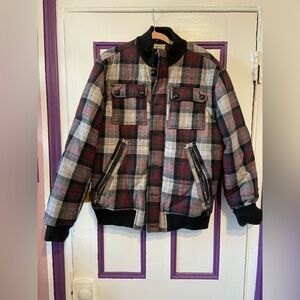Triple Five Soul Plaid Bomber Jacket - XL